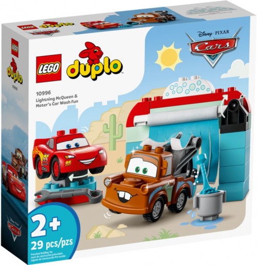 Lego Lightning McQueen and Maters Car Wash Fun 10996