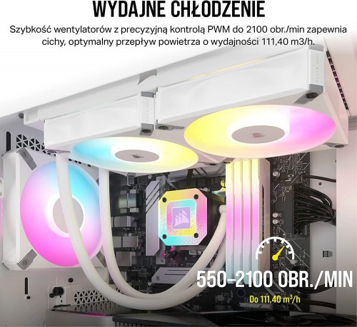 Corsair iCUE AF120 RGB ELITE White Triple Fan Kit