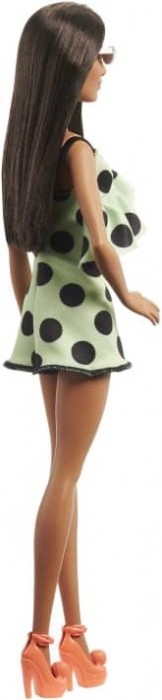 Barbie Brunette with Polka Dot Romper HJR99