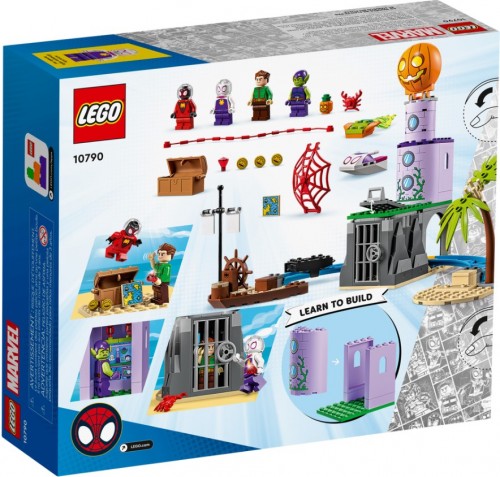 Lego Team Spidey at Green Goblins Lighthouse 10790