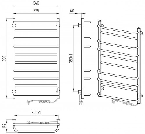 LARIS Zebra Comfort E R 500x900 77700091