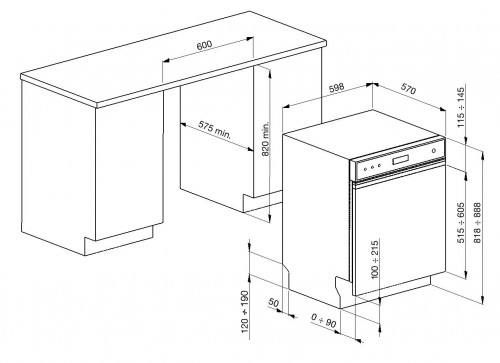 Smeg PL364CN