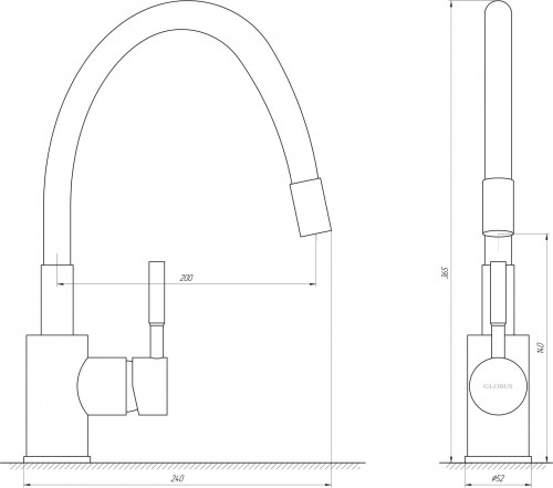 Globus Lux Lazer GLLR-203SB