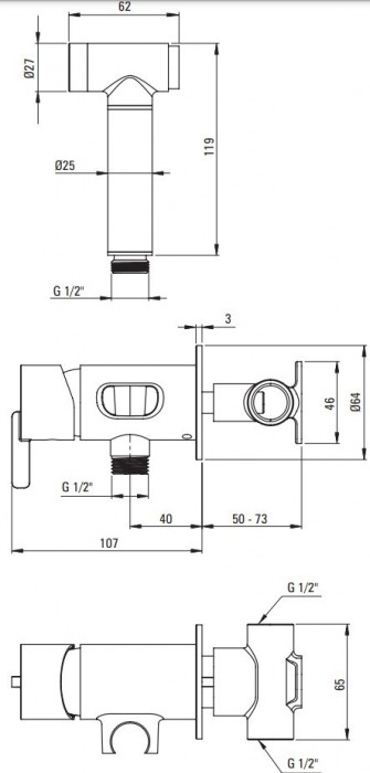 Deante Silia BQS F34M