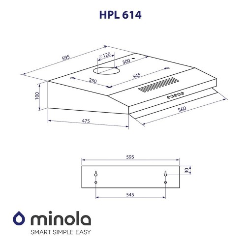 Minola HPL 614 WH