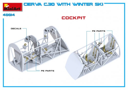 MiniArt Cierva C.30 with Winter Ski (1:35)