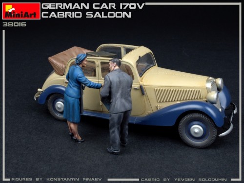 MiniArt German Car 170v Cabrio Saloon (1:35)