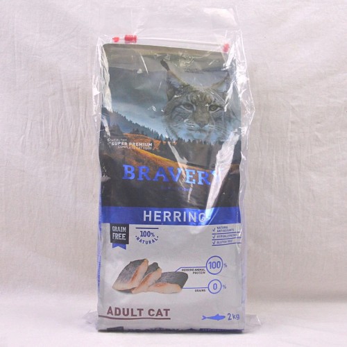 Bravery Adult Sterilized Grain Free Herring 2 kg
