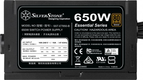 SilverStone ET650-B