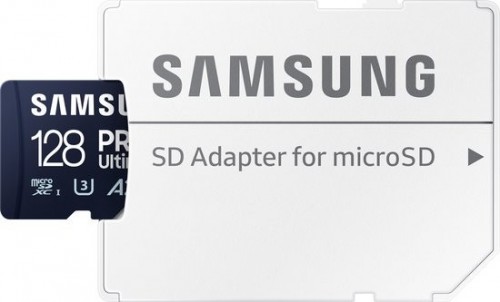 Samsung PRO Ultimate + Adapter microSDXC 128Gb