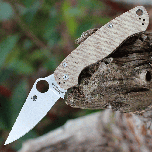 Spyderco Para-Military 2 CruWear Micarta