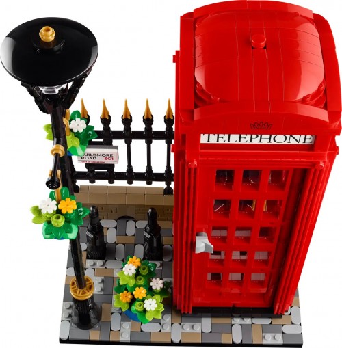 Lego Red London Telephone Box 21347