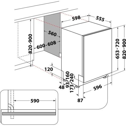 Whirlpool WIO 3P33 PL