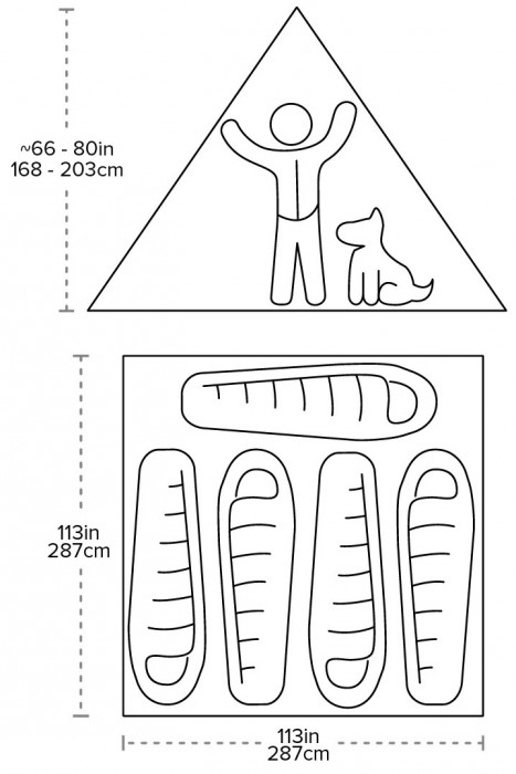 Big Agnes Gold Camp 5 Tarp