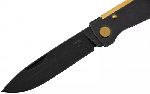 Boker Plus Atlas Black Stonewash Brass