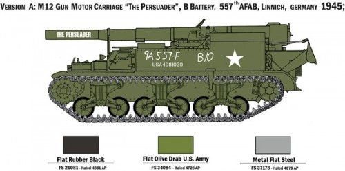 ITALERI M12 Gun Motor Carriage (1:72)