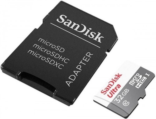 SanDisk Ultra microSD UHS-I Class 10 + Adapter