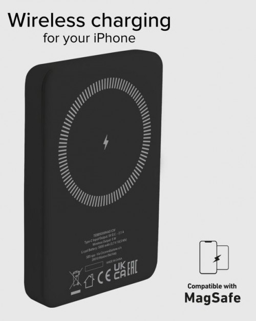 SBS Wireless Magnetic Power Bank 5000