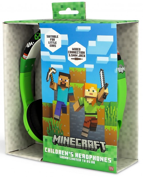 OTL Minecraft Creeper Wired Headphones
