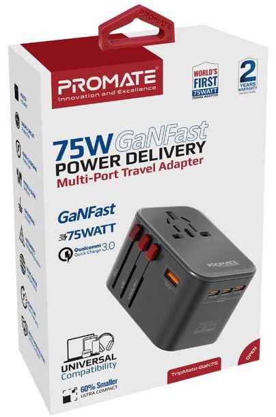 Promate Tripmate GaN75