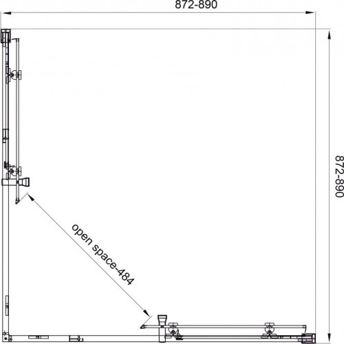 Koller Pool Line Cube LNCU90C