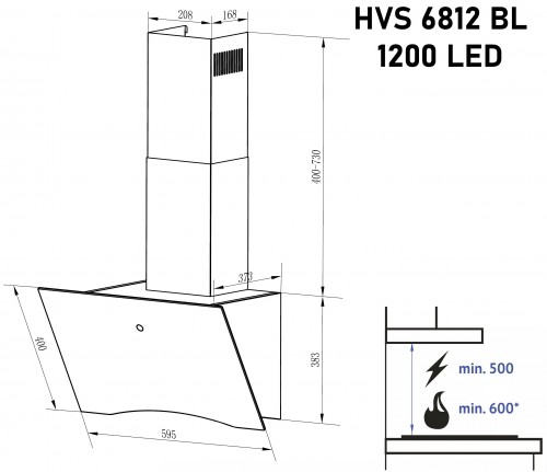 Minola HVS 6812 BL 1200 LED