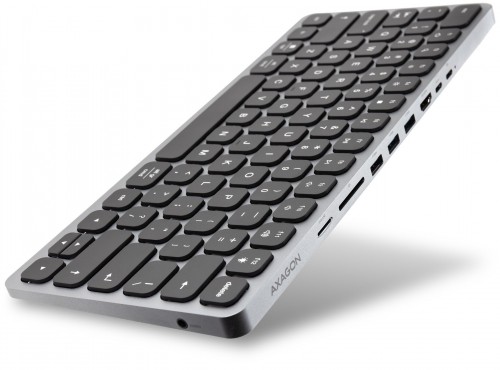 Axagon Multi-port USB-C 5Gbps hub with keyboard