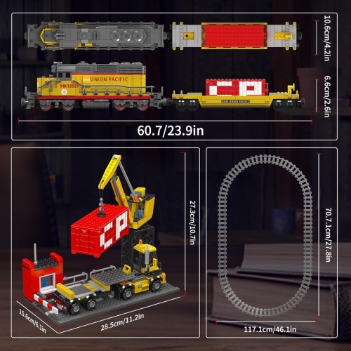 Mould King EMD SD40-2 Diesel Locomotive 12027