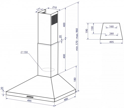 Minola HK 5214 BR 700 LED