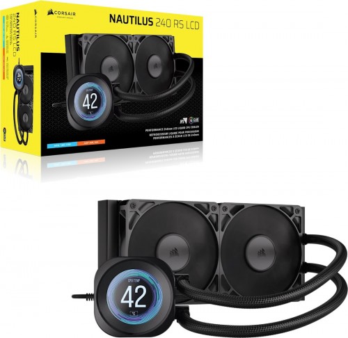 Corsair NAUTILUS 240 RS LCD Black