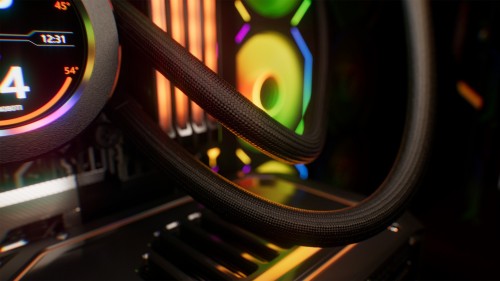 KRUX HydroGlance 240 ARGB LCD Black