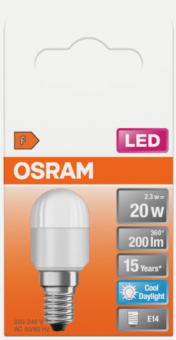 Osram LED Special T26 2.3W 6500K E14