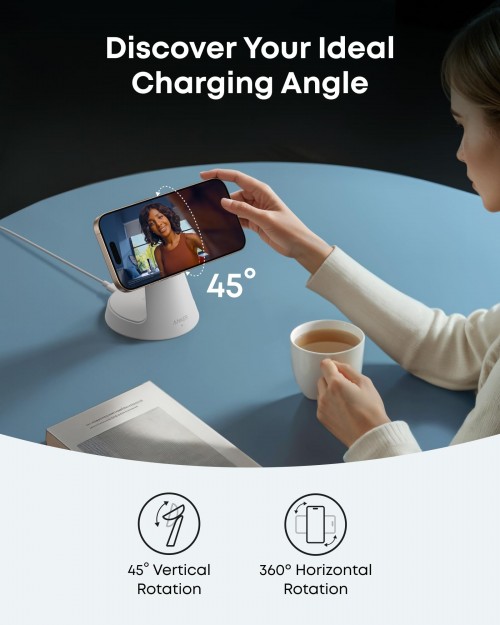 ANKER MagGo Wireless Charging Station 3-in-1 Dock Stand