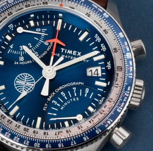 Timex Fly Back Chrono x Pan Am TW2W97200