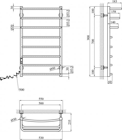 KRONER Prima EL900x500-8 CV036338
