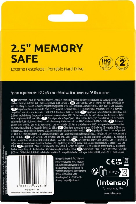 Intenso Memory Safe