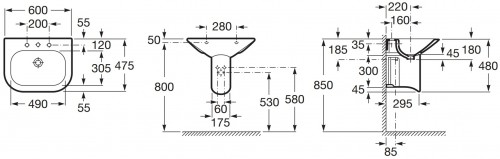 Чертеж с размерами