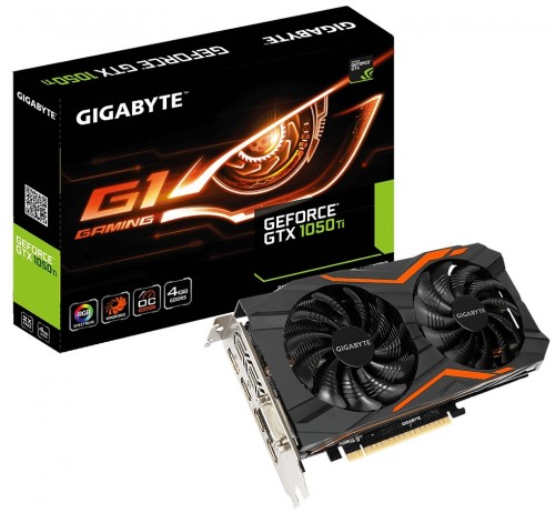 Gigabyte GeForce GTX 1050 Ti GV-N105TG1 GAMING-4GD