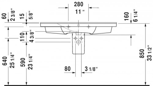 Duravit P3 Comforts 233210