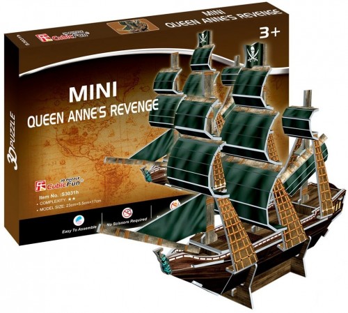 CubicFun Mini The Queen Annes Revenge S3031h