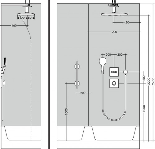 Hansgrohe Rainmaker Select 460 24004