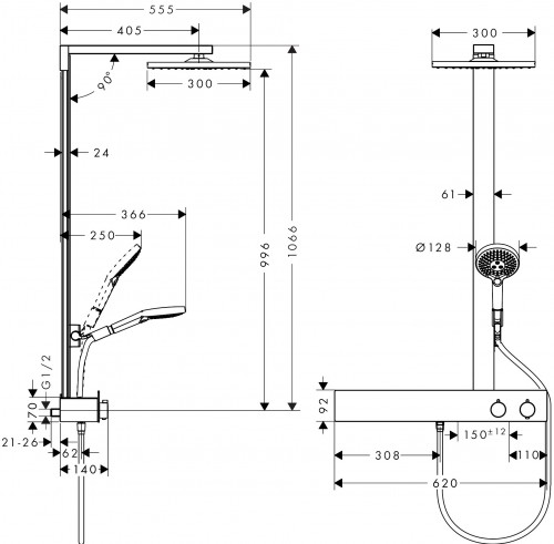 Hansgrohe Raindance E 27363