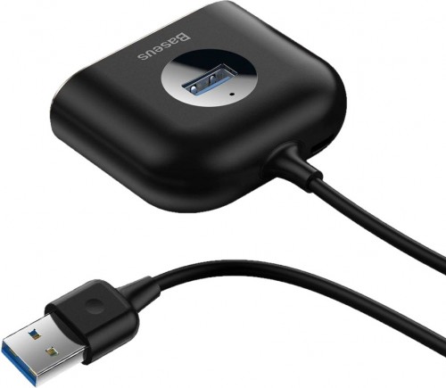 BASEUS Square Round 4 in 1 USB HUB Adapter