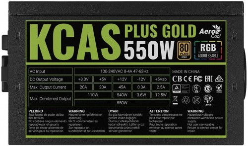 Aerocool Kcas Plus Gold 550W