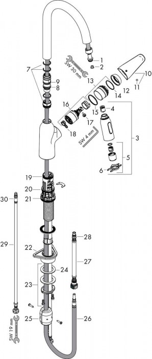 Hansgrohe Focus M42 71801000