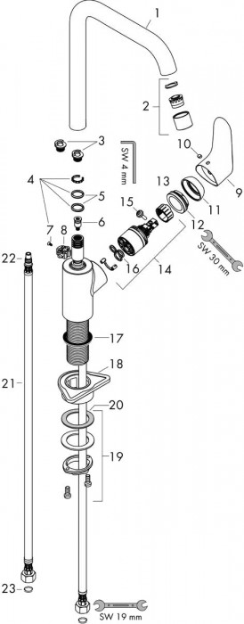 Hansgrohe Focus M41 31821000