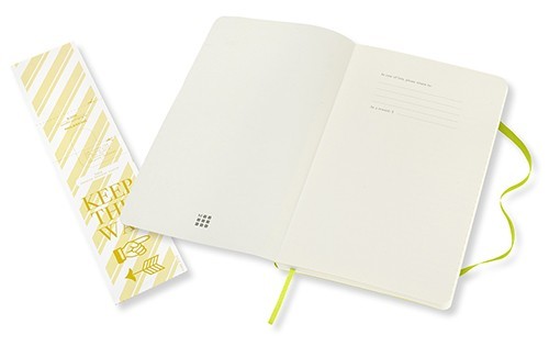 Moleskine Plain Notebook Large Soft Lime