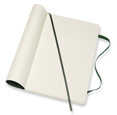 Moleskine Squared Notebook Large Soft Green