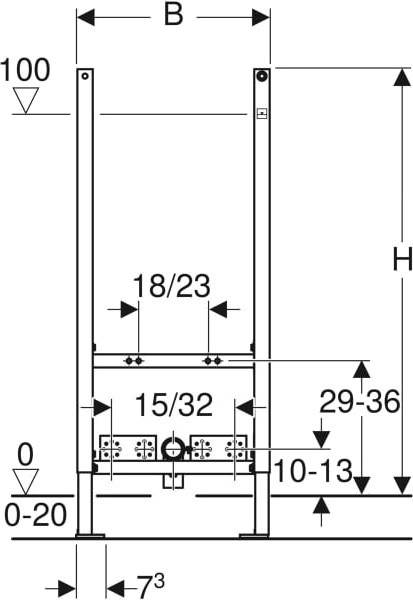 Geberit Duofix 111.534.00.1 WC