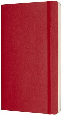 Moleskine Plain Notebook Large Soft Red